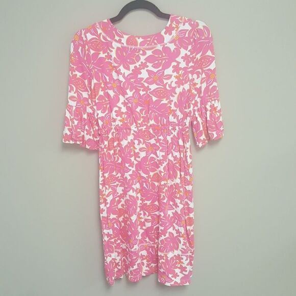 LILLY PULITZER Floral Viscose Dress - Size XS - Picture 3 of 7